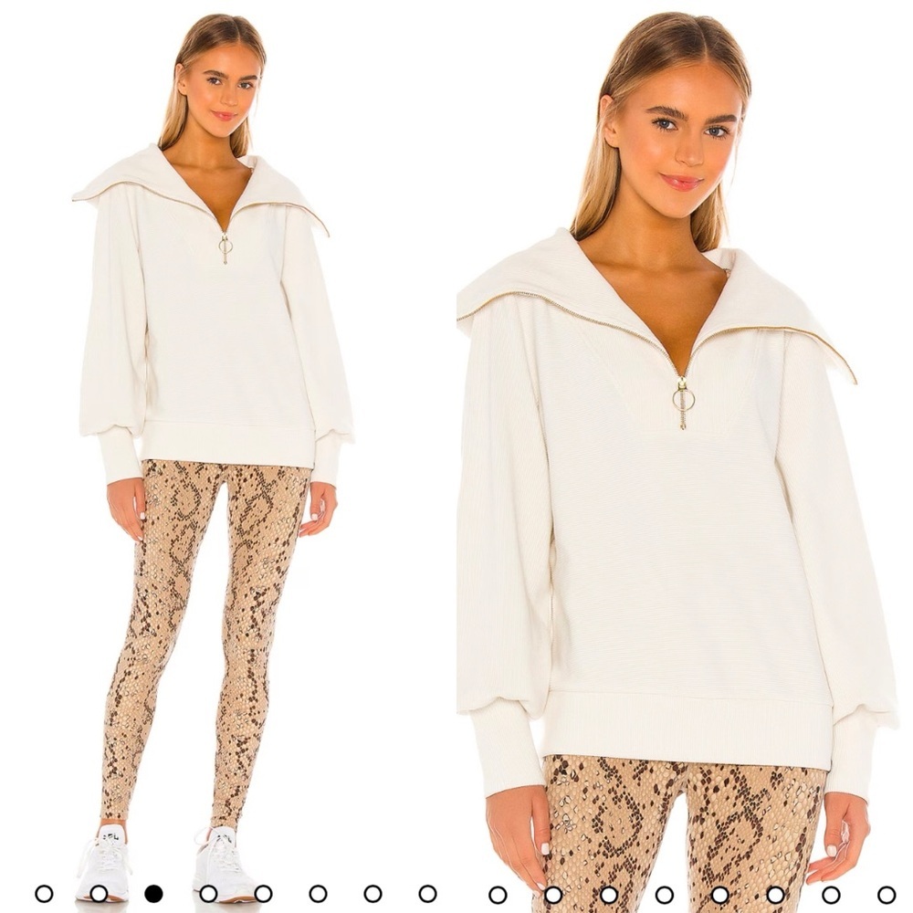 NWT Varley Vine Sweatshirt in Ivory Size Small